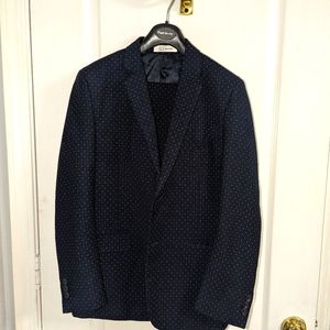 EUC Saggio boys navy 2 pc suit size 14